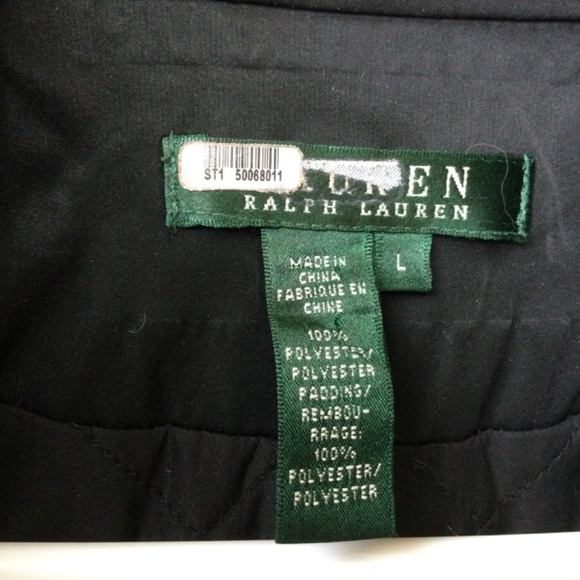 Lauren Ralph Lauren Womens spring, Fall black light jacket, size L. Ruffles - Picture 7 of 11